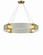 Lyra Five Light Chandelier in Gold (343|T1062-G)