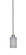 Edge One Light Mini Pendant in Brushed Nickel (200|1151-BN-4062)