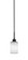 Edge One Light Mini Pendant in Espresso (200|1152-ES-310)