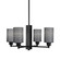 Edge Four Light Chandelier in Espresso (200|1154-ES-4062)