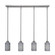 Edge Four Light Linear Pendalier in Brushed Nickel (200|1156-BN-4062)