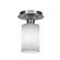 Edge One Light Semi-Flush Mount in Brushed Nickel (200|1160-BN-310)