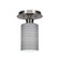 Edge One Light Semi-Flush Mount in Brushed Nickel (200|1160-BN-4062)