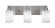 Edge Three Light Bath Bar in Brushed Nickel (200|1163-BN-310)