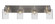 Edge Four Light Bath Bar in Brushed Nickel (200|1164-BN-300)