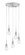 Edge LED Mini Pendant in Brushed Nickel (200|1175-BN-LED45C)