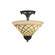 Any Two Light Semi-Flush Mount in Black Copper (200|120-BC-7182)