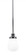 Meridian One Light Mini Pendant in Chrome (200|1230-CH-470)