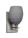 Uptowne One Light Wall Sconce in Aged Silver (200|131-AS-4022)