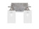 Uptowne Two Light Bath Bar in Aged Silver (200|132-AS-530)