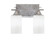 Uptowne Two Light Bath Bar in Aged Silver (200|132-AS-531)