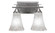 Uptowne Two Light Bath Bar in Aged Silver (200|132-AS-721)