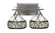 Uptowne Two Light Bath Bar in Aged Silver (200|132-AS-9485)