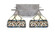 Uptowne Two Light Bath Bar in Aged Silver (200|132-AS-9485)