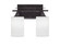Uptowne Two Light Bath Bar in Dark Granite (200|132-DG-310)