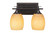 Uptowne Two Light Bath Bar in Dark Granite (200|132-DG-625)
