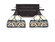Uptowne Two Light Bath Bar in Dark Granite (200|132-DG-9485)