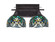 Uptowne Two Light Bath Bar in Dark Granite (200|132-DG-9925)