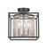 Cadina Three Light Semi-Flush Mount in Matte Black & Brushed Nickel (200|1337-MBBN)