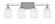 Uptowne Four Light Bath Bar in Aged Silver (200|134-AS-615)