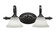 Eleganté Two Light Bathroom Lighting in Dark Granite (200|162-DG-311)