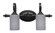 Eleganté Two Light Bath Bar in Dark Granite (200|162-DG-4062)