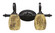Eleganté Two Light Bath Bar in Dark Granite (200|162-DG-4175)