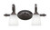 Eleganté Two Light Bath Bar in Dark Granite (200|162-DG-460)