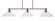 Blacksmith Three Light Island Pendant in Painted Wood-look Metal & Dark Granite (200|1763-308)
