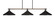 Blacksmith Three Light Island Pendant in Painted Wood-look Metal & Dark Granite (200|1763-422-DG)