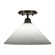 Blacksmith One Light Semi-Flush Mount in Painted Wood-Look & Dark Granite (200|1767-316)