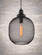 Plexus One Light Pendant in Matte Black (200|1806-MB-AT9S)