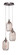 Plexus Three Light Cluster Pendalier in Brushed Nickel (200|1818-BN-1804-AT9S)