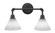 Vintage Two Light Bath Bar in Dark Granite (200|182-DG-312)