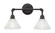 Vintage Two Light Bath Bar in Dark Granite (200|182-DG-7145)