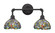 Vintage Two Light Bath Bar in Dark Granite (200|182-DG-9905)