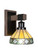 Tacoma One Light Wall Sconce in Matte Black & Painted Distressed Wood-look (200|1841-MBDW-9405)