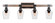 Tacoma Four Light Bathroom Lighting in Matte Black & Painted Distressed Wood-look (200|1844-MBDW-210)