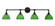 Vintage Four Light Bath Bar in Dark Granite (200|184-DG-4015)