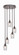 Empire Five Light Pendalier in Dark Granite (200|2145-DG-4250)