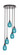 Empire Five Light Pendalier in Espresso (200|2145-ES-5055)
