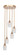 Empire Five Light Pendalier in New Age Brass (200|2145-NAB-210)