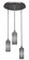 Empire Three Light Cluster Pendalier in Brushed Nickel (200|2183-BN-4092)
