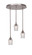 Empire Three Light Pendalier in Brushed Nickel (200|2183-BN-4250)