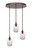 Empire Three Light Pendalier in Bronze (200|2183-BRZ-4460)