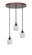 Empire Three Light Pendalier in Bronze (200|2183-BRZ-4810)