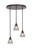 Empire Three Light Pendalier in Dark Granite (200|2183-DG-4760)