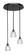 Empire Three Light Mini Pendant in Dark Granite (200|2183-DG-500)