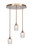 Empire Three Light Pendalier in New Age Brass (200|2183-NAB-4280)