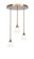Empire Three Light Pendalier in New Age Brass (200|2183-NAB-4761)